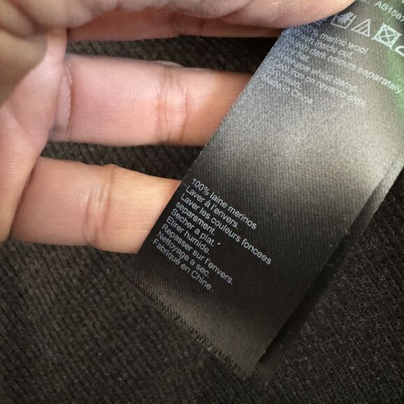 All Saints 100% Merino‎ Wool Drina Wrap Cardigan Sweater in Black, size XS - Picture 6 of 8